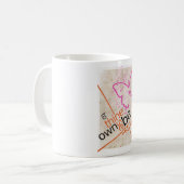 Motivierend Poster Kaffeetasse (Vorderseite Links)