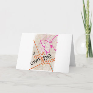 Motivierend Poster Karte