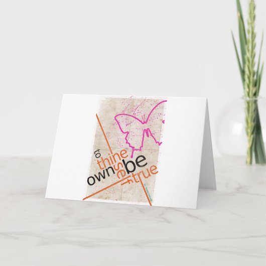 Motivierend Poster Karte (Vorderseite)