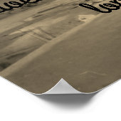 Motivierend Poster mit Ballerina (Ecke)