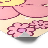 Motivierend Poster mit positiven Gedanken wachsen (Ecke)