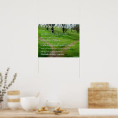 Motivierend Poster: Nichts ist "Meant to Be" Poster (Küche)