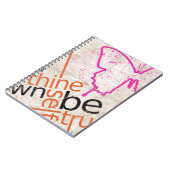 Motivierend Poster Notizblock (Linke Seite)