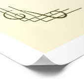 Motivierend Poster, positive Bestätigung, Poster (Ecke)