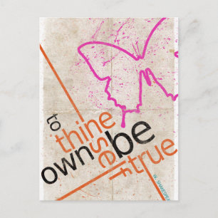 Motivierend Poster Postkarte