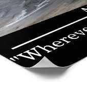 Motivierend Poster Rhone Glacier (Ecke)