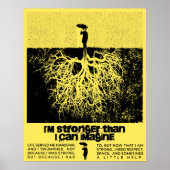 Motivierend Poster, starke Frau Poster (Vorne)