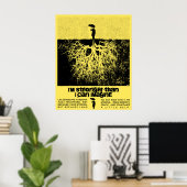 Motivierend Poster, starke Frau Poster (Heimbüro)