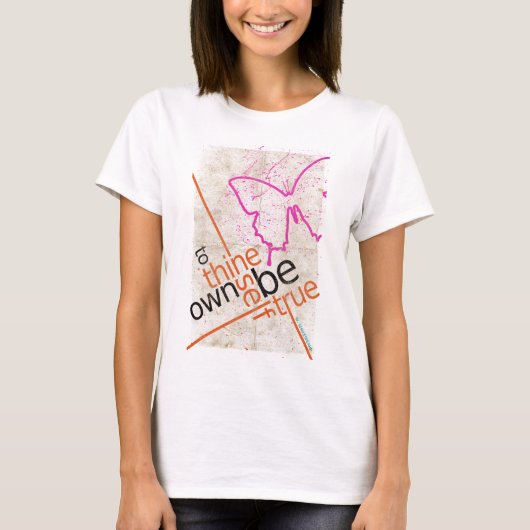 Motivierend Poster T-Shirt (Vorderseite)