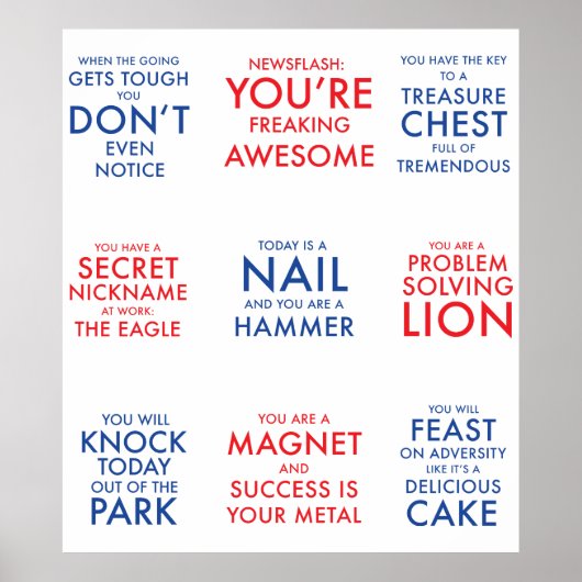 Motivierend Poster zum inspirier von Schmazingness (Vorne)