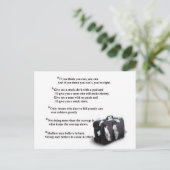 motivierend Postkarte (Stehend Vorderseite)