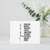 MOTIVIEREND POSTKARTE (Stehend Vorderseite)