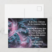 Motivierend Postkarte (Vorne/Hinten)