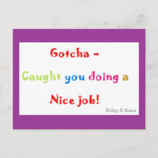 Motivierend Postkarte