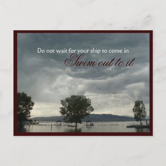 Motivierend Postkarte abschalten (Vorderseite)