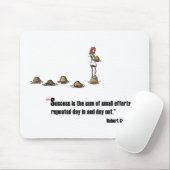 Motivierend Prüfungszitat durch Robert-Bergmann Mousepad (Mit Mouse)