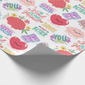 Motivierend psychische Gesundheit Geschenkpapier (Ecke)