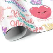 Motivierend psychische Gesundheit Geschenkpapier (Rolleneckpunkt)