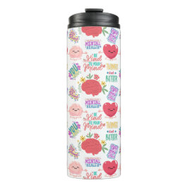 Motivierend psychische Gesundheit Thermosbecher