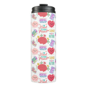 Motivierend psychische Gesundheit Thermosbecher