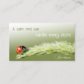 Motivierend Psychologen und Psychotherapeuten Visitenkarte (Vorderseite)