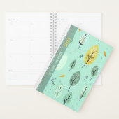 MOTIVIEREND QUOTE PASTEL GREEN BOHO PATTERN PLANER (Anzeige)