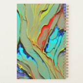 MOTIVIEREND QUOTE-RETRO-WASSERFARBENZEICHEN-DESIGN PLANER (Rückseite)