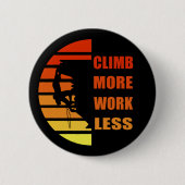 motivierend Quoten für Bergsteiger Button (Vorderseite)