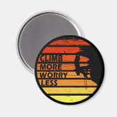 motivierend Quoten für Bergsteiger Magnet (Vorderseite/Rückseite)