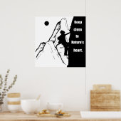 motivierend Quoten für Bergsteiger Poster (Küche)