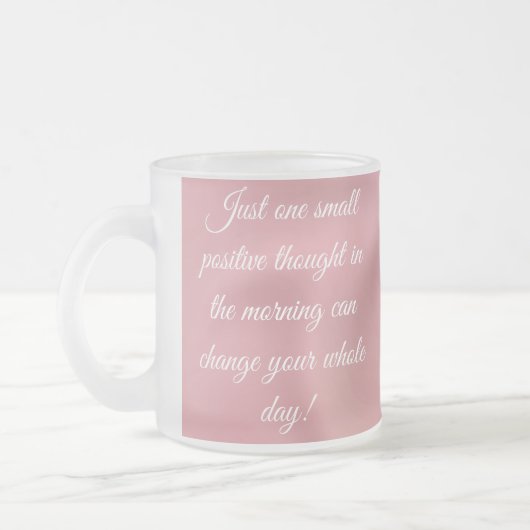 MOTIVIEREND QUOTEN KAFFEE-TASSE MATTGLASTASSE (Links)