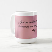 MOTIVIEREND QUOTEN KAFFEETASSE (Vorderseite Links)