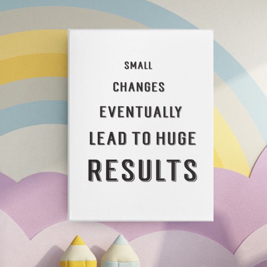 Motivierend Quotes Schwarz-weißes Erfolgsspiel Poster