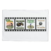 Motivierend Rasenbowls im Foto, Kissenbezug (Rückseite-Links)