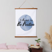 motivierend Redewendungen der Selbstakzeptanz Wandteppich Mit Holzrahmen (Schlafzimmer)