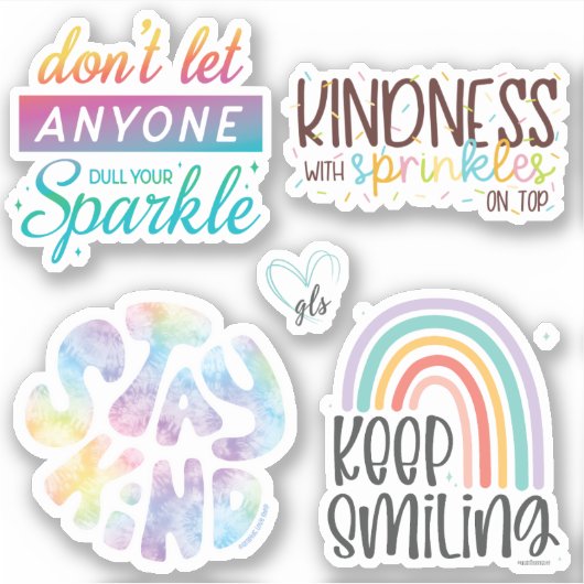 Motivierend Redewendungen Sticker Pack ©GraphicLov (Vorderseite)