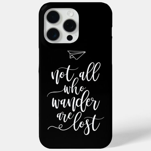 Motivierend Reiseangebot Schwarz-Weiß-Cool Case-Mate iPhone Hülle (Rückseite)