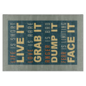 Motivierend Rettungsbeilage Schneidebrett (Vorderseite)