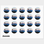 Motivierend Round Stickers (Blatt)