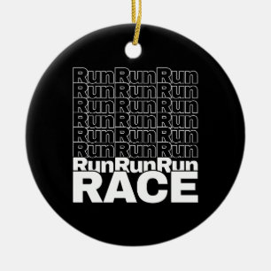 Motivierend Runner-In-Training-Zitat - Rennen lauf Keramik Ornament