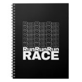 Motivierend Runner-In-Training-Zitat - Rennen lauf Notizblock (Vorderseite)