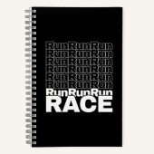 Motivierend Runner-In-Training-Zitat - Rennen lauf Notizblock (Vorderseite)