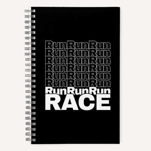 Motivierend Runner-In-Training-Zitat - Rennen lauf Notizblock (Vorderseite)