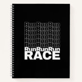 Motivierend Runner-In-Training-Zitat - Rennen lauf Notizblock (Vorderseite)