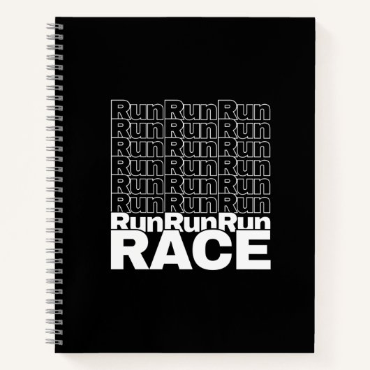 Motivierend Runner-In-Training-Zitat - Rennen lauf Notizblock (Vorderseite)