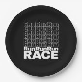 Motivierend Runner-In-Training-Zitat - Rennen lauf Pappteller (Vorderseite)