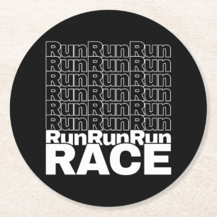 Motivierend Runner-In-Training-Zitat - Rennen lauf Runder Pappuntersetzer