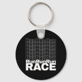 Motivierend Runner-In-Training-Zitat - Rennen lauf Schlüsselanhänger (Vorderseite)