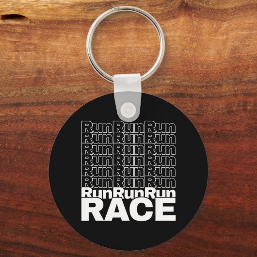 Motivierend Runner-In-Training-Zitat - Rennen lauf Schlüsselanhänger (Vorderseite)