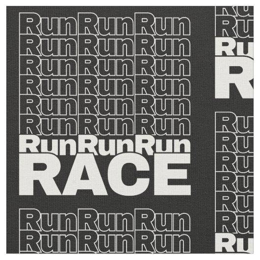 Motivierend Runner-In-Training-Zitat - Rennen lauf Stoff (Nahaufnahme)